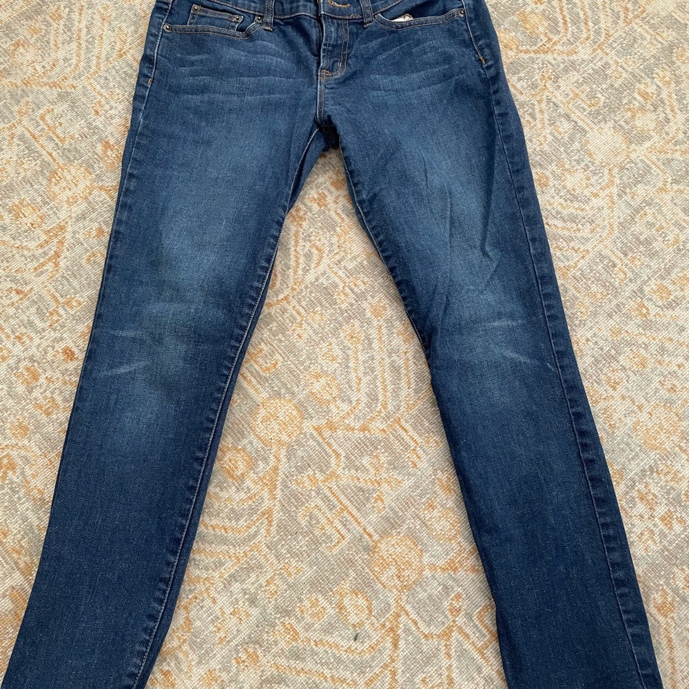 J Crew toothpick jeans. Size 28 ankle